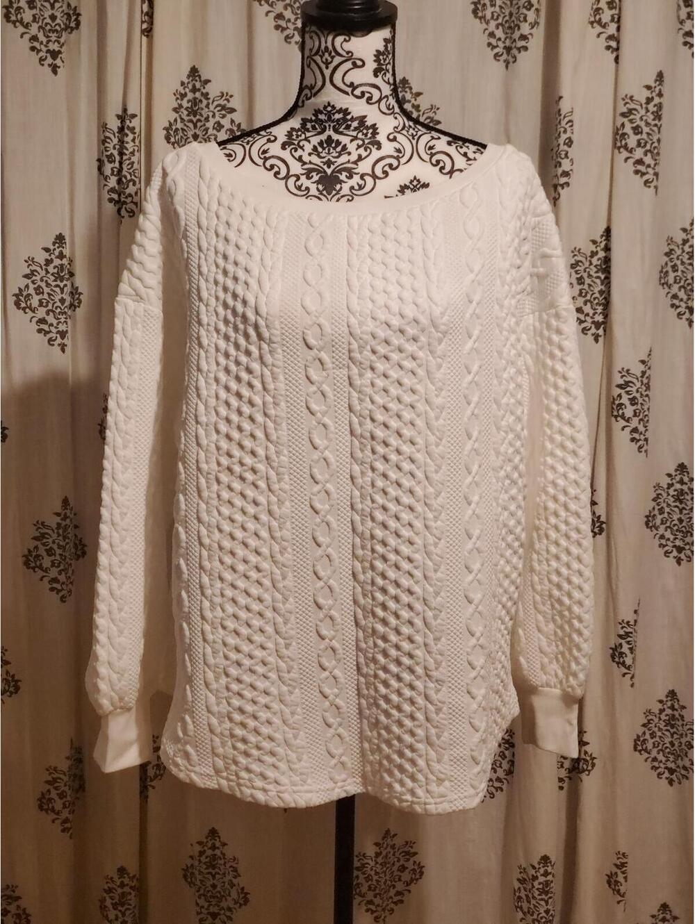 Cozy White Sweater